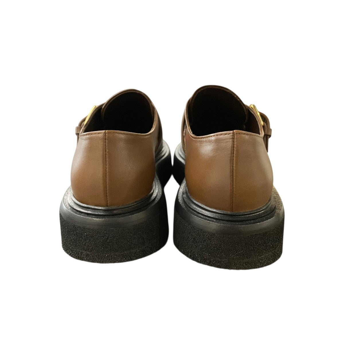 MaxMara URBANMONKSTRAPレザーシューズモンクストラップシューズ14-52-60534 古着・中古-5枚目のアイテム画像