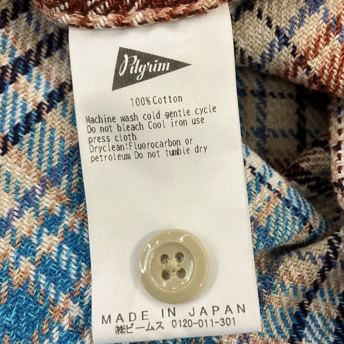 PILGRIM SURF+SUPPLY Albert Field Shirt長袖シャツ36-11-0587-065 古着・中古-6枚目のアイテム画像