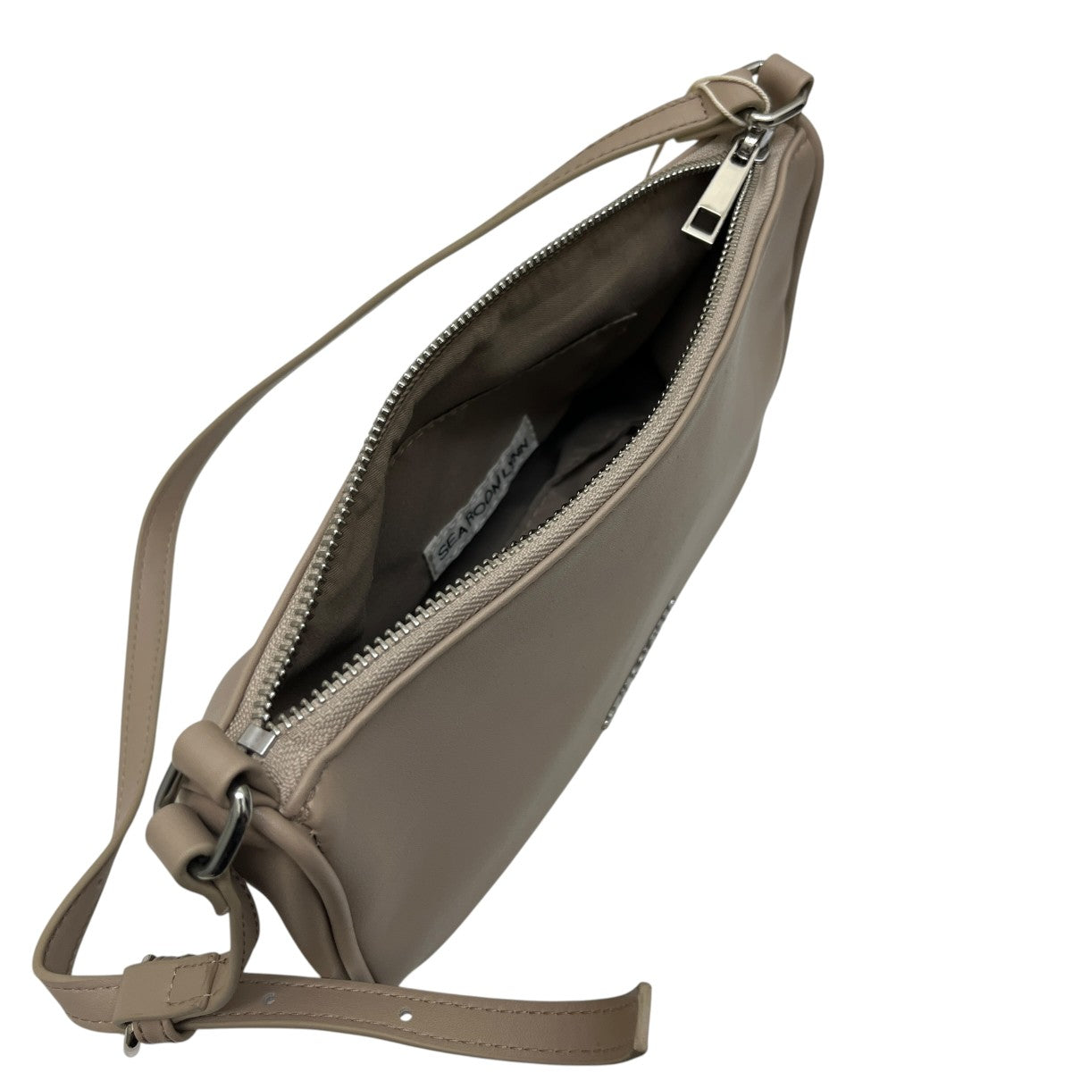 エコレザーメタルロゴBAG