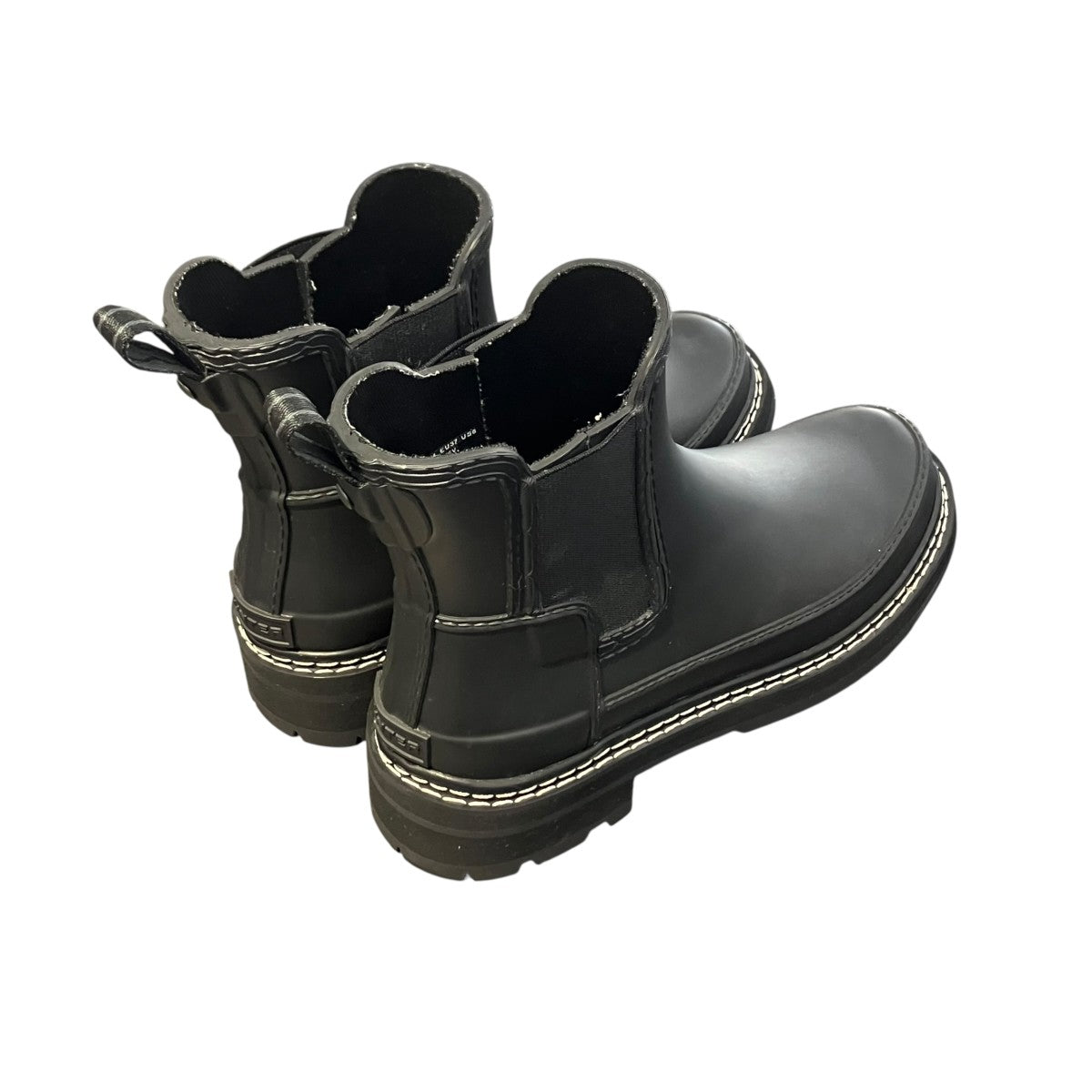HUNTER W REFINED CHELSEA STITCH DETAIL BOOTSレインブーツwfs100rma 古着・中古-2枚目のアイテム画像