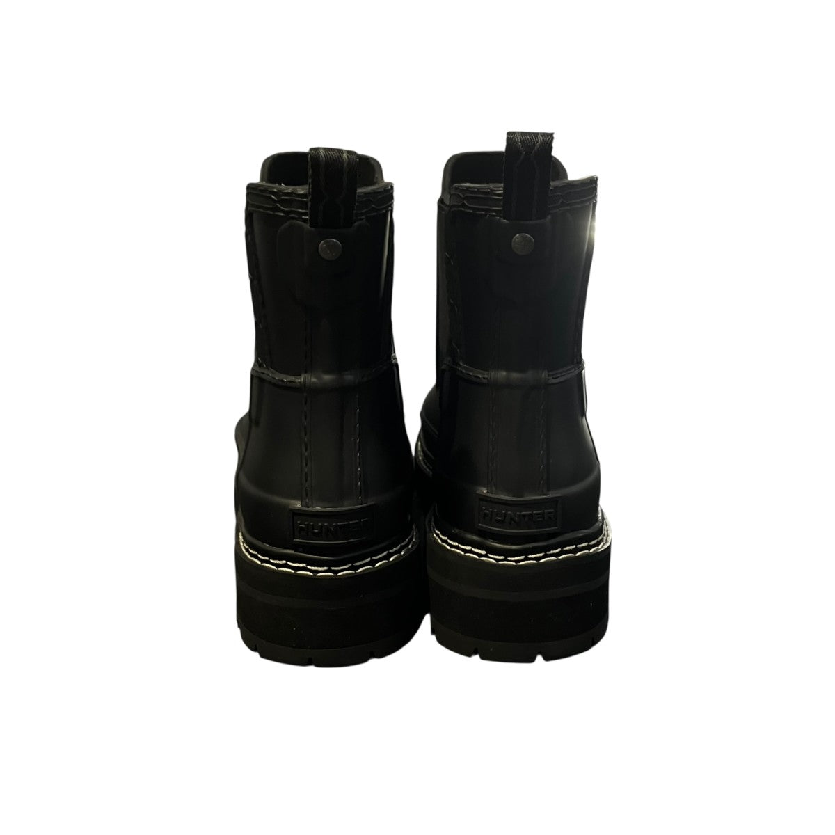HUNTER W REFINED CHELSEA STITCH DETAIL BOOTSレインブーツwfs100rma 古着・中古-5枚目のアイテム画像