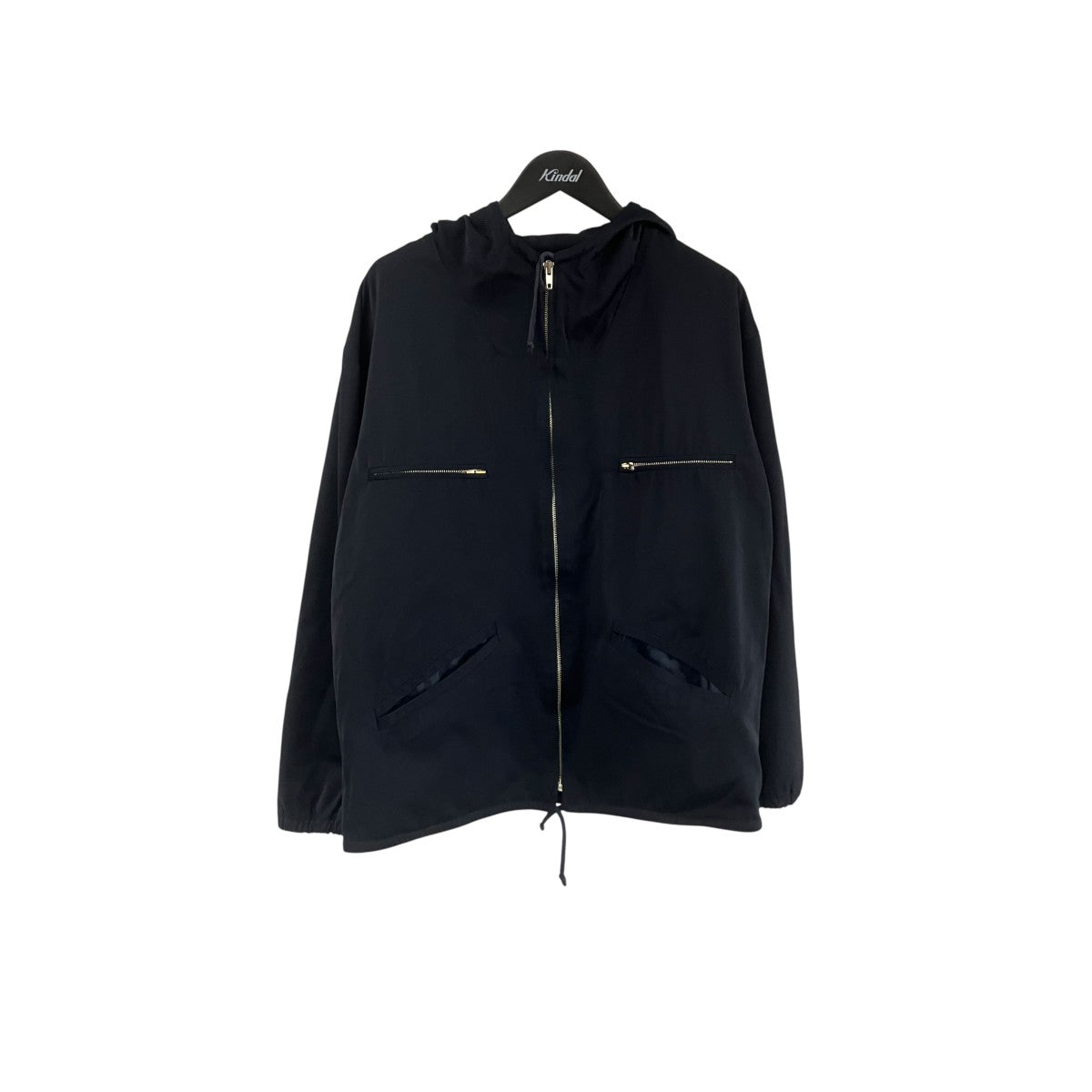 HELMUT LANG 00s PRADA期 本人期 NYLON HOODED ANORAKブルゾン 古着・中古-1枚目のアイテム画像