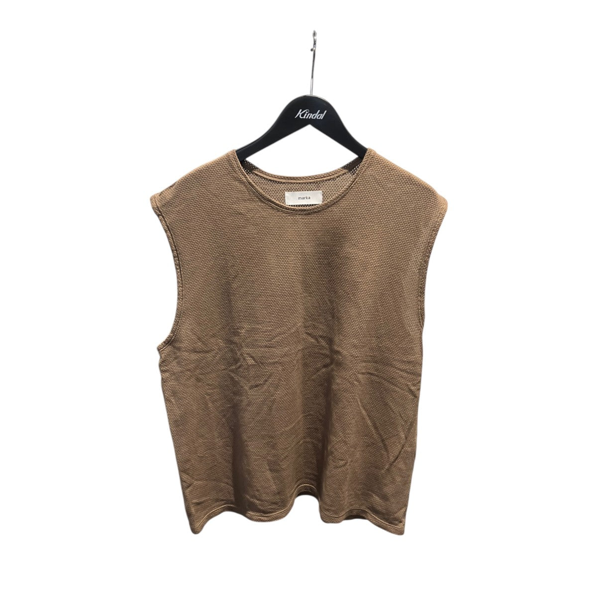 MARKA M19A-18CS02A VEST PLAIN EYELETノースリーブカットソー 古着・中古-1枚目のアイテム画像
