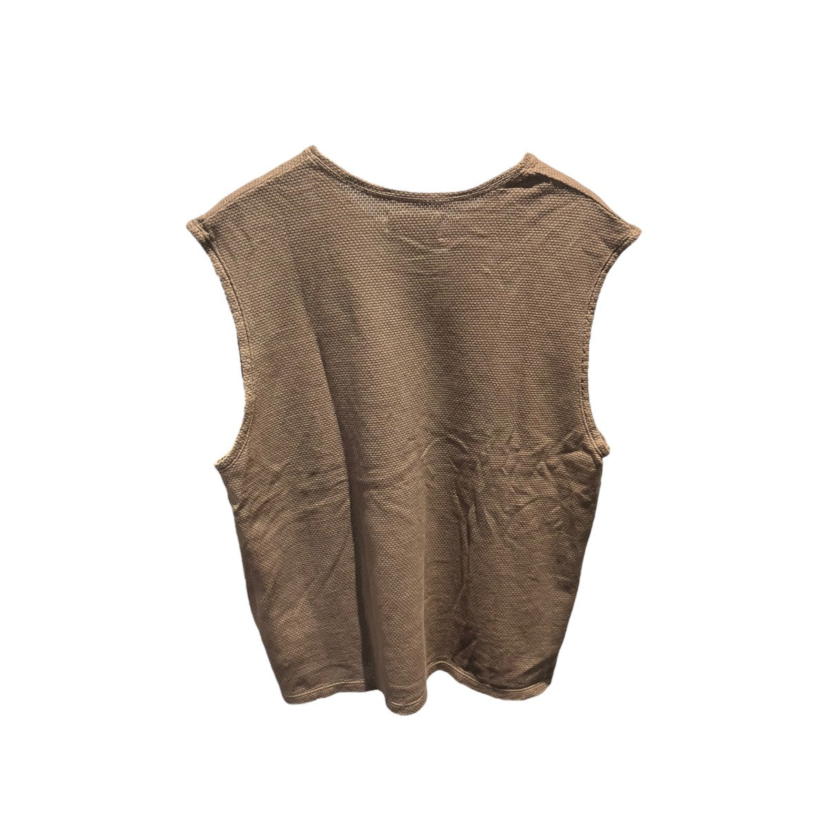 MARKA M19A-18CS02A VEST PLAIN EYELETノースリーブカットソー 古着・中古-2枚目のアイテム画像