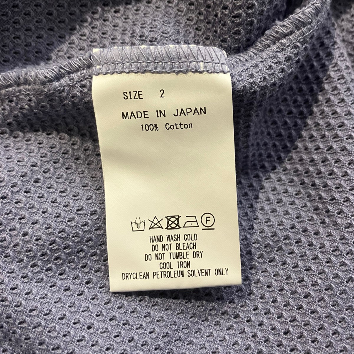 MARKA M19A-18CS02A VEST PLAIN EYELETノースリーブカットソー 古着・中古-4枚目のアイテム画像