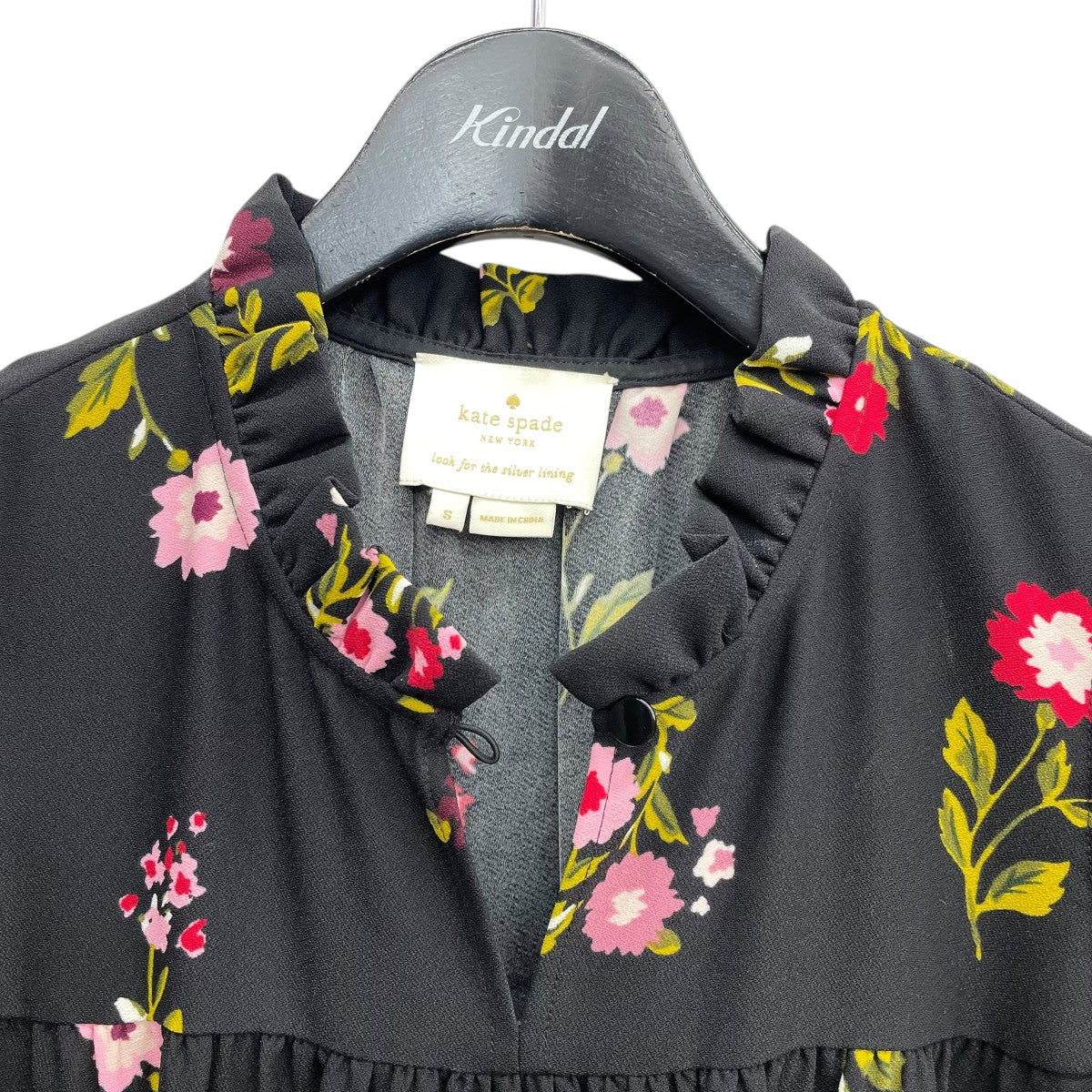 Kate Spade 花柄ノースリーブワンピース 古着・中古-3枚目のアイテム画像