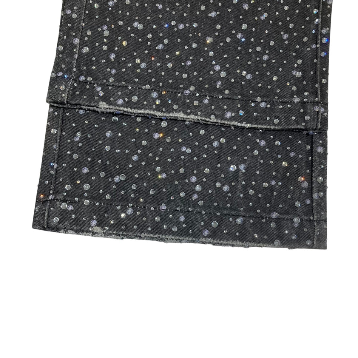 BIRTH OF ROYAL CHILD RHINESTONE EMBELLISHED STRAIGHT JEANSデニムパンツ 古着・中古-5枚目のアイテム画像