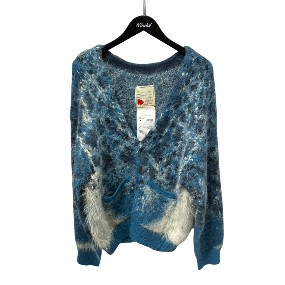 24AWFading Leopard KnitニットカーディガンW KN-SV-NYA-1002