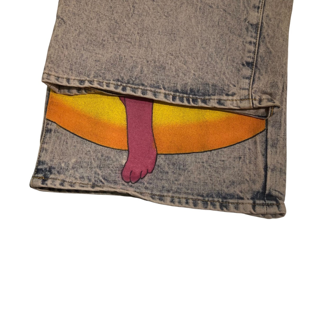 ANIME HAND PAINTING DENIM PANTSデニムパンツ25SS06PT296