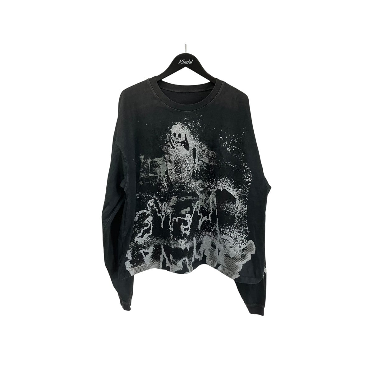 RRR123 THEARE CVA LE TEEプリント長袖Tシャツ 古着・中古-1枚目のアイテム画像