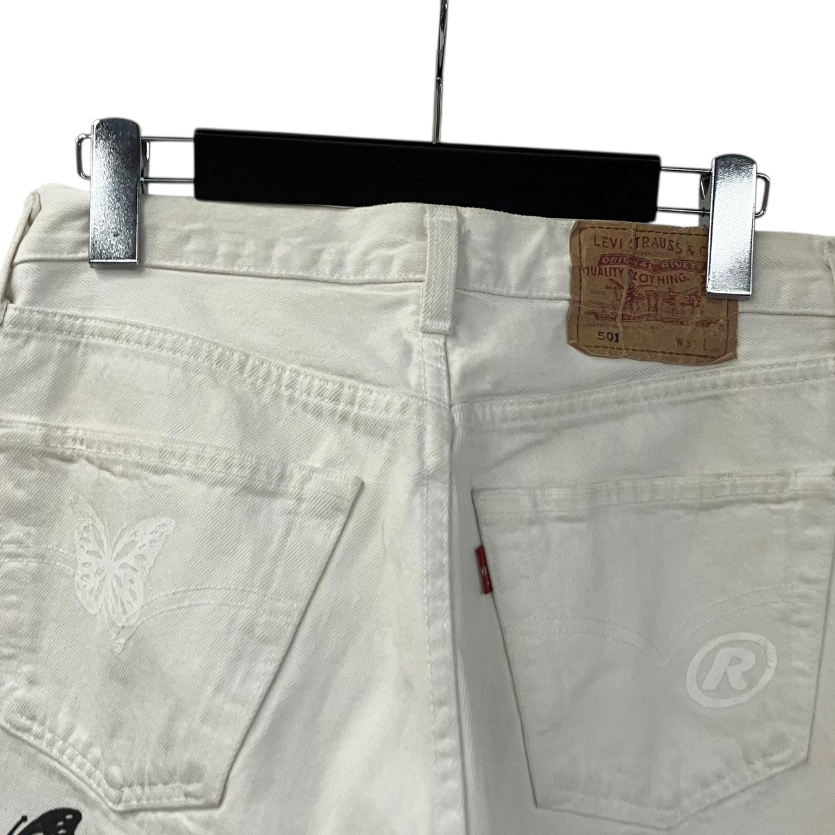 BUTTERFLY DENIM リーバイスリメイクデニムパンツ