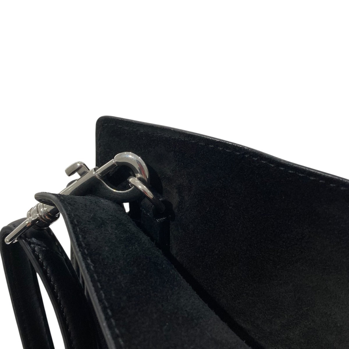 PHOEBE PHILO GIG TIE POUCHレザーバッグAB18 LT0087 900BK-S 古着・中古-5枚目のアイテム画像