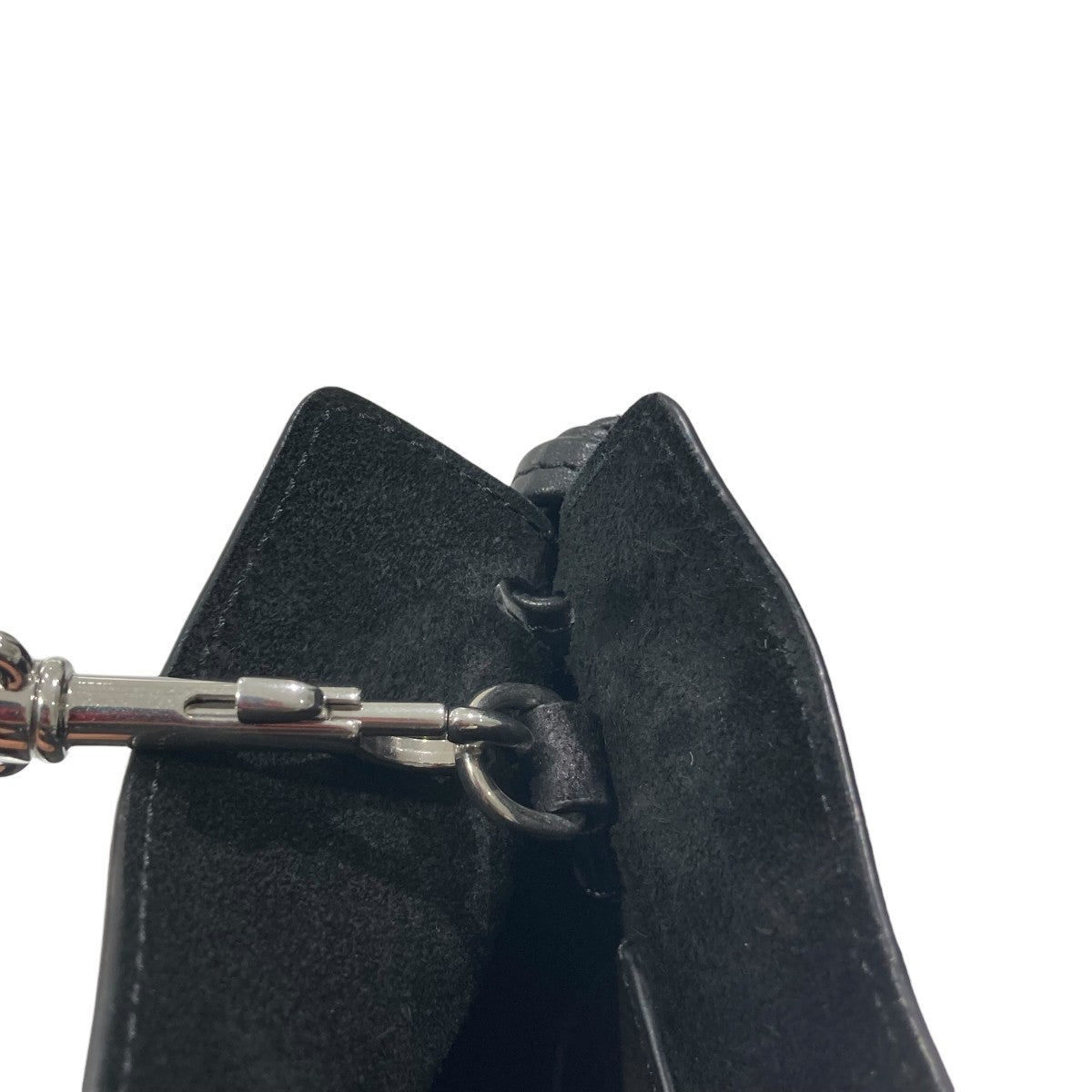 PHOEBE PHILO GIG TIE POUCHレザーバッグAB18 LT0087 900BK-S 古着・中古-6枚目のアイテム画像
