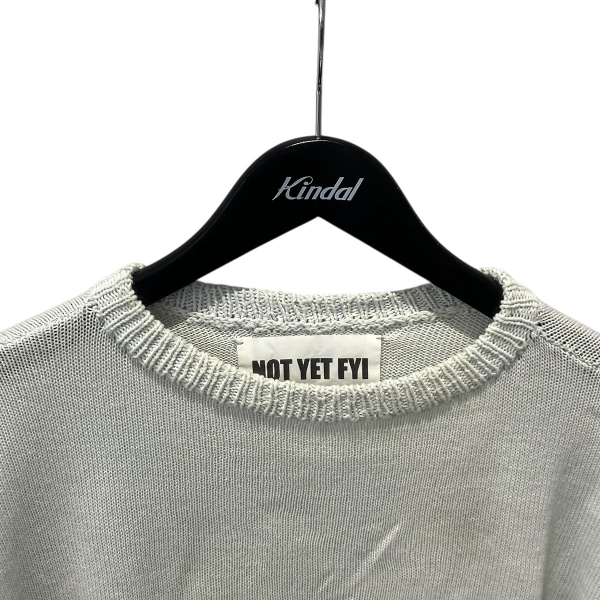NOT YET FYI Flaps Sweaterクルーネックニット 古着・中古-3枚目のアイテム画像