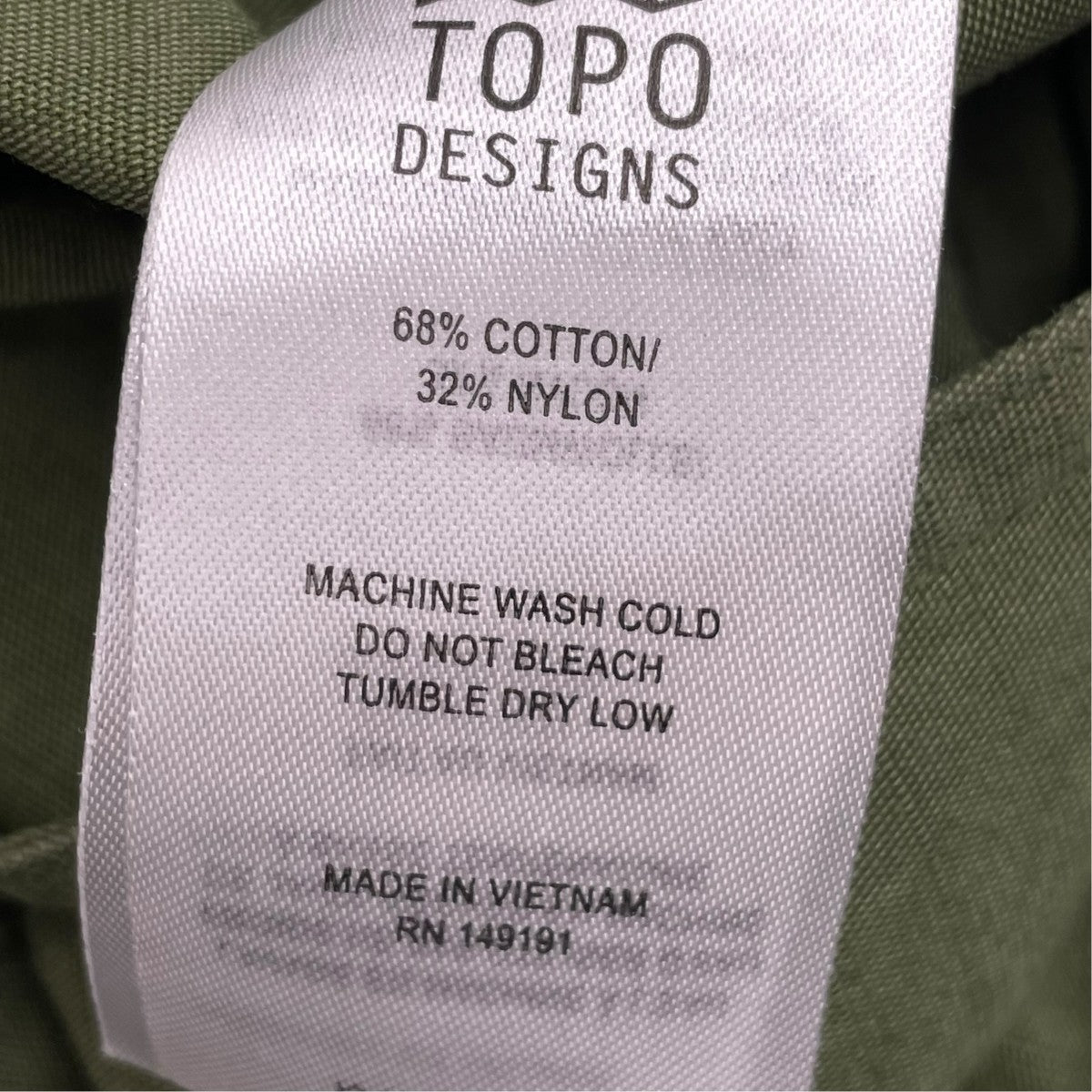 TOPO DESIGNS シャツジャケット 古着・中古-6枚目のアイテム画像