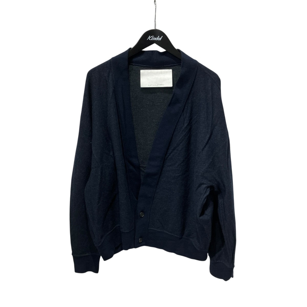 Ex．Super 120s Light Inlay Melton Draping CacheCoeur Cardigan 長袖カーディガン N-25A-MW01