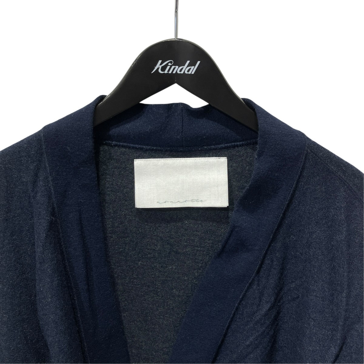 Ex．Super 120s Light Inlay Melton Draping CacheCoeur Cardigan 長袖カーディガン N-25A-MW01
