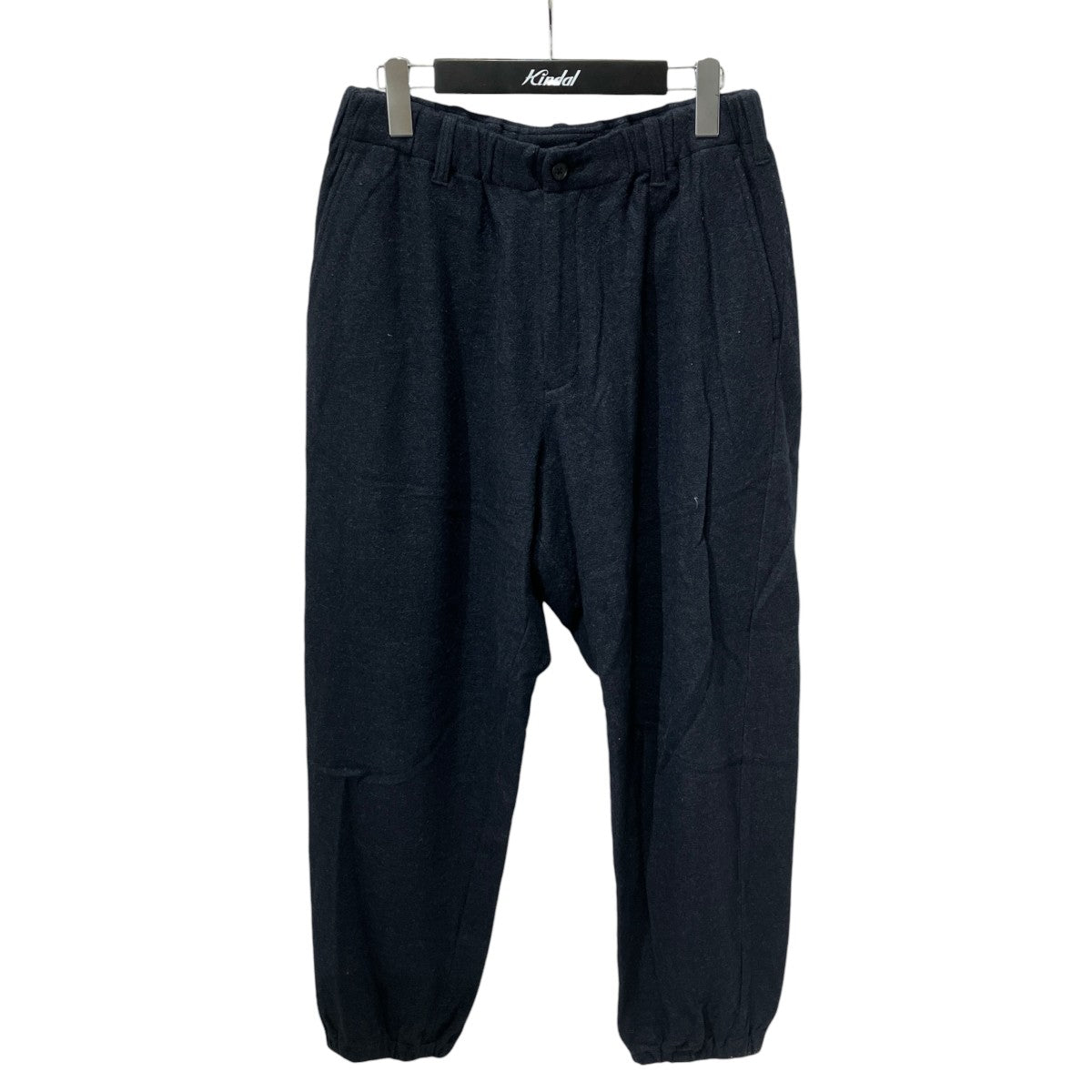 Ex． Super 120s Light Inlay Melton Draping Track Pants イージーパンツ N-25A-MW02