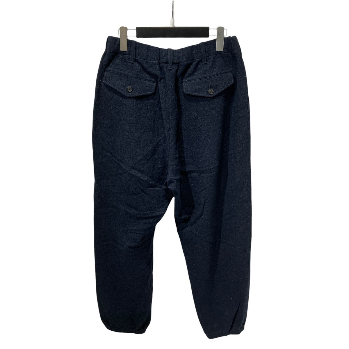 Ex． Super 120s Light Inlay Melton Draping Track Pants イージーパンツ N-25A-MW02