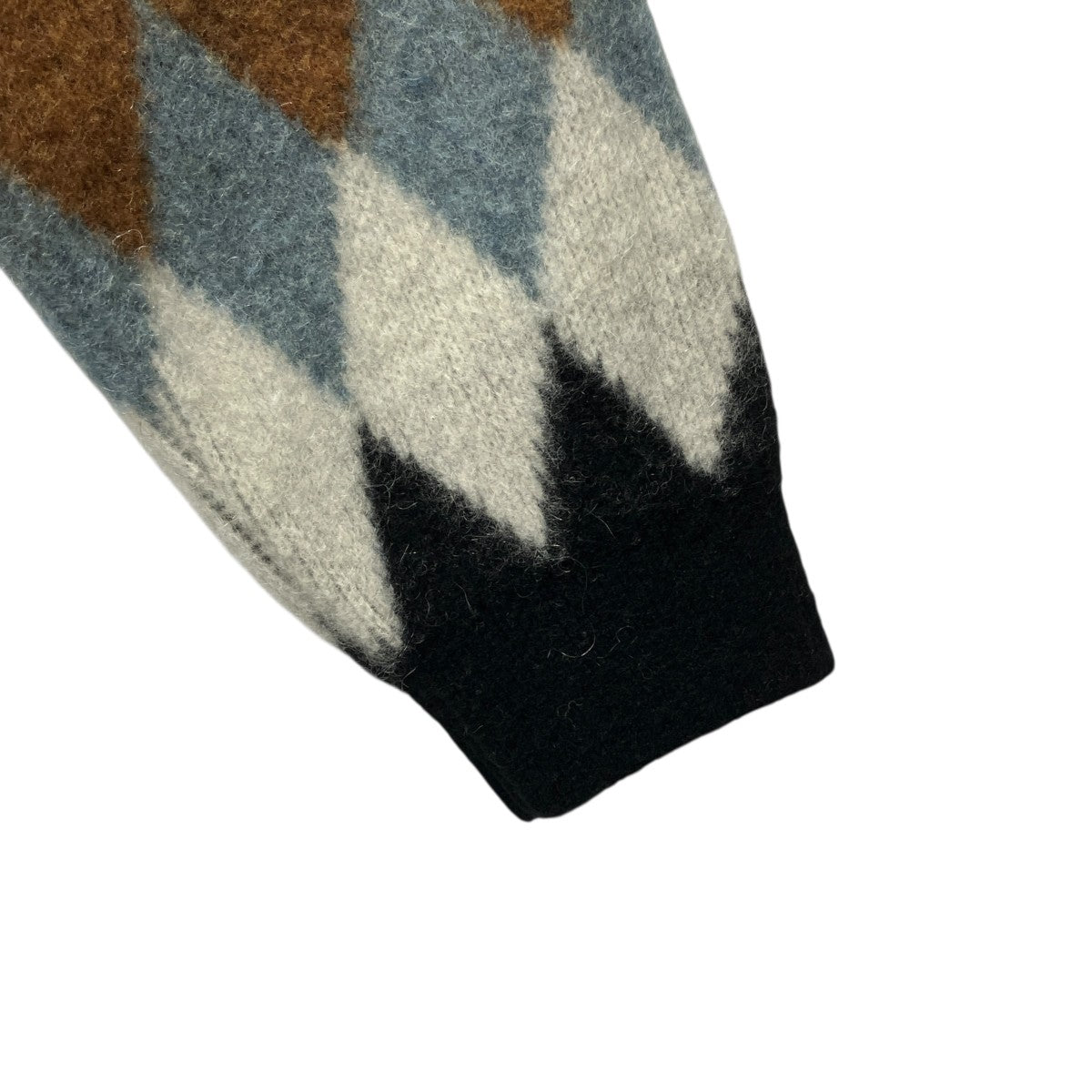 SLOPESLOW BRUSHED DOUBLE JACQUARD V NECK SWEATER長袖ニット1243028 古着・中古-4枚目のアイテム画像