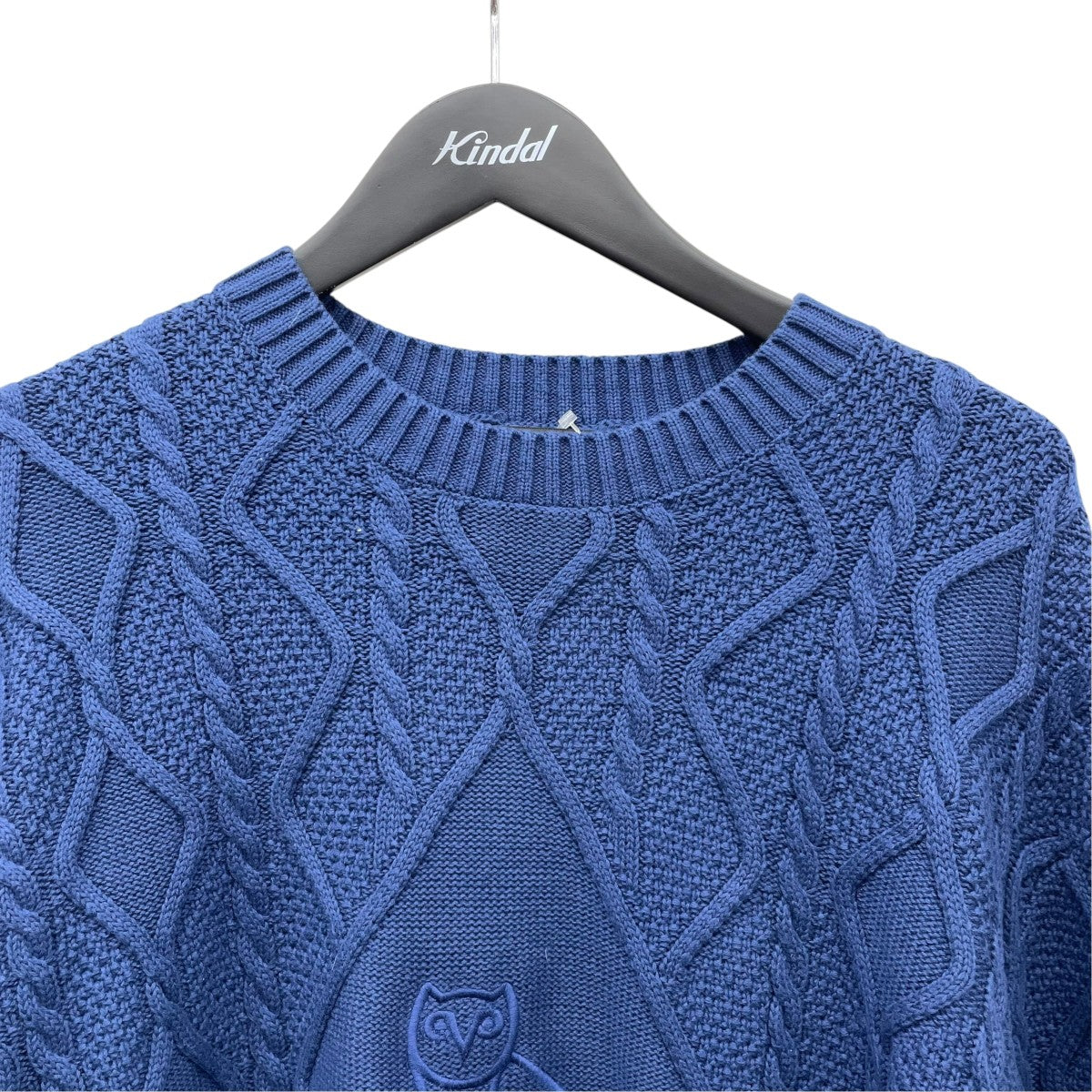 OCTOBERS VERY OWN Cable Knit Sweater With Crestニット 古着・中古-3枚目のアイテム画像