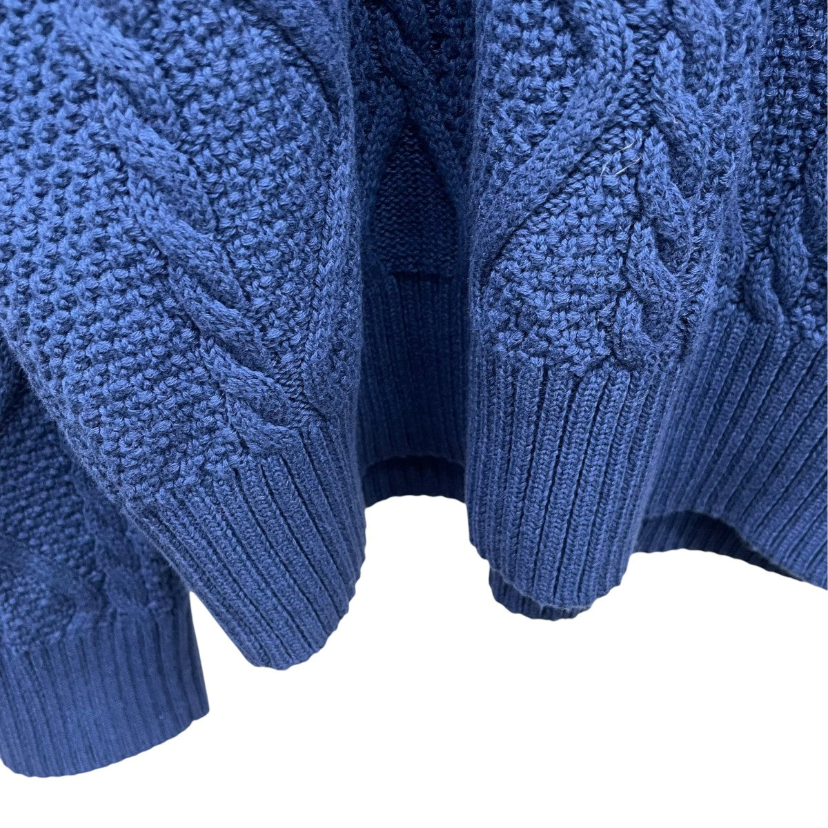 OCTOBERS VERY OWN Cable Knit Sweater With Crestニット 古着・中古-4枚目のアイテム画像