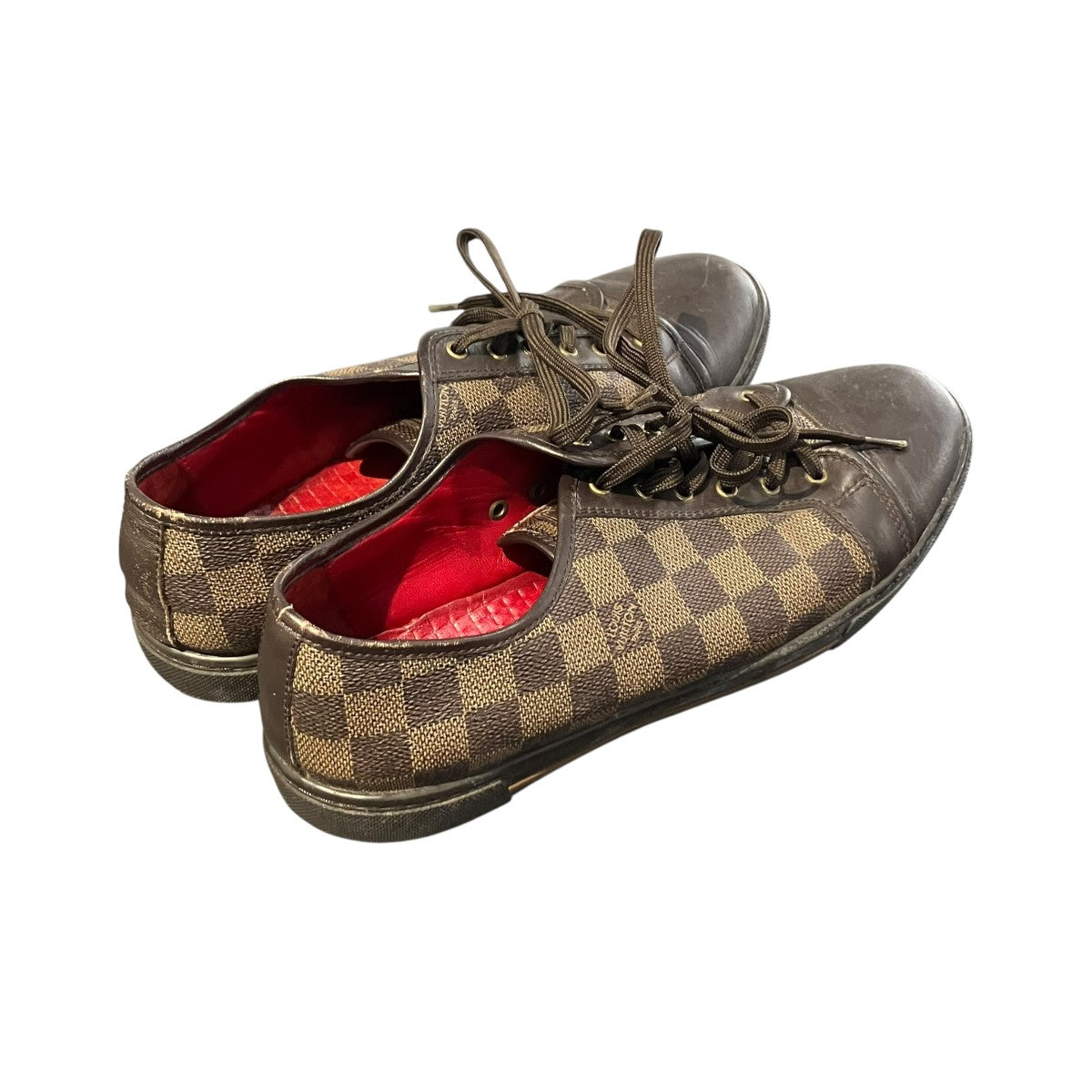 LOUIS VUITTON ダミエスニーカー LV0029Aローカットスニーカー 古着・中古-2枚目のアイテム画像