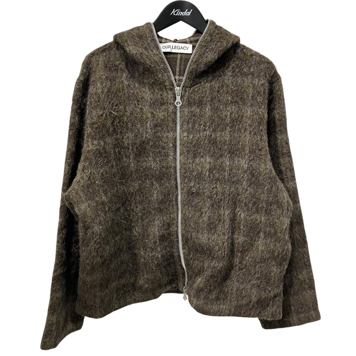 FULL ZIP HOODニットフーディー