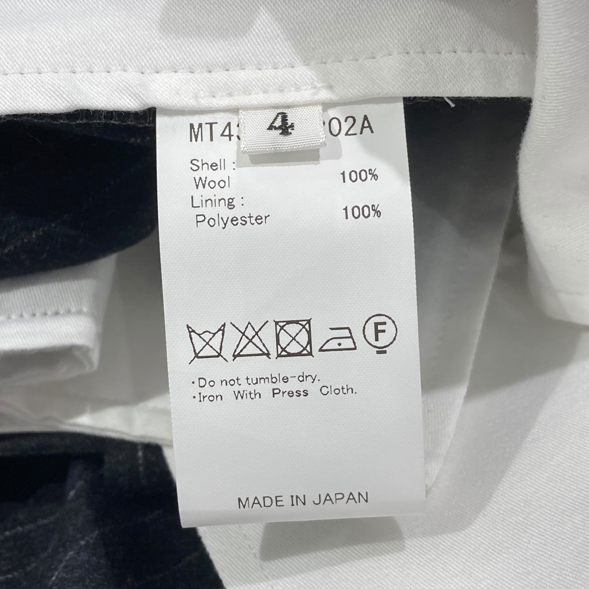 SET UP TROUSERS STRAIGHT LEGGスラックスMT4303-0202A