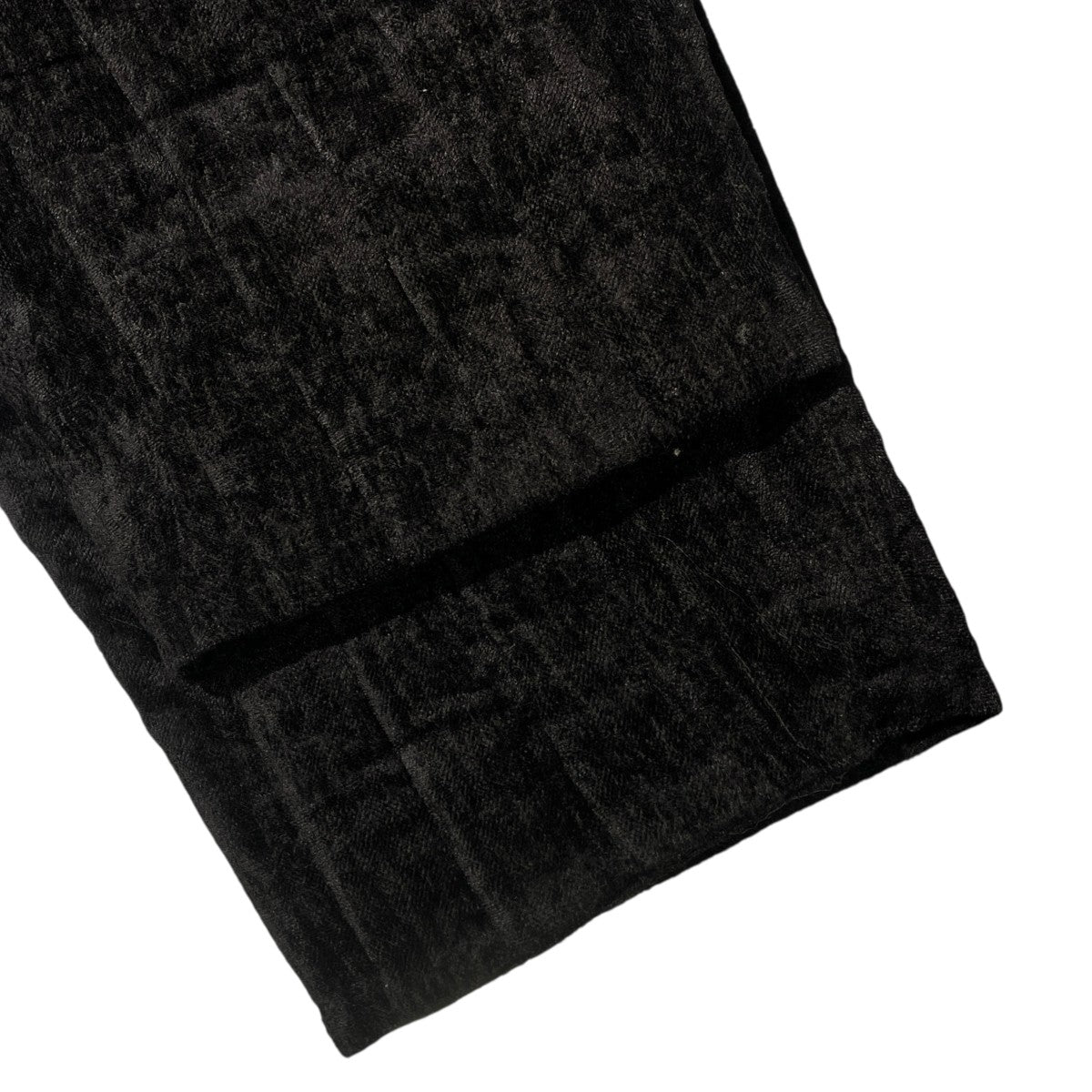 Yohji Yamamoto pour homme 25AWLINEN VELVET TAB DETAIL PADDED PANTSリネンベルベットパンツHL-P17-314 古着・中古-5枚目のアイテム画像