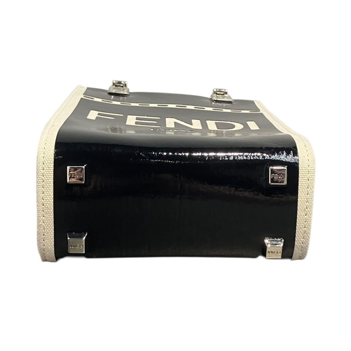 FENDI サンシャイン ショッパー スモール ミニバッグ パテントレザーショルダーバッグ 古着・中古-4枚目のアイテム画像