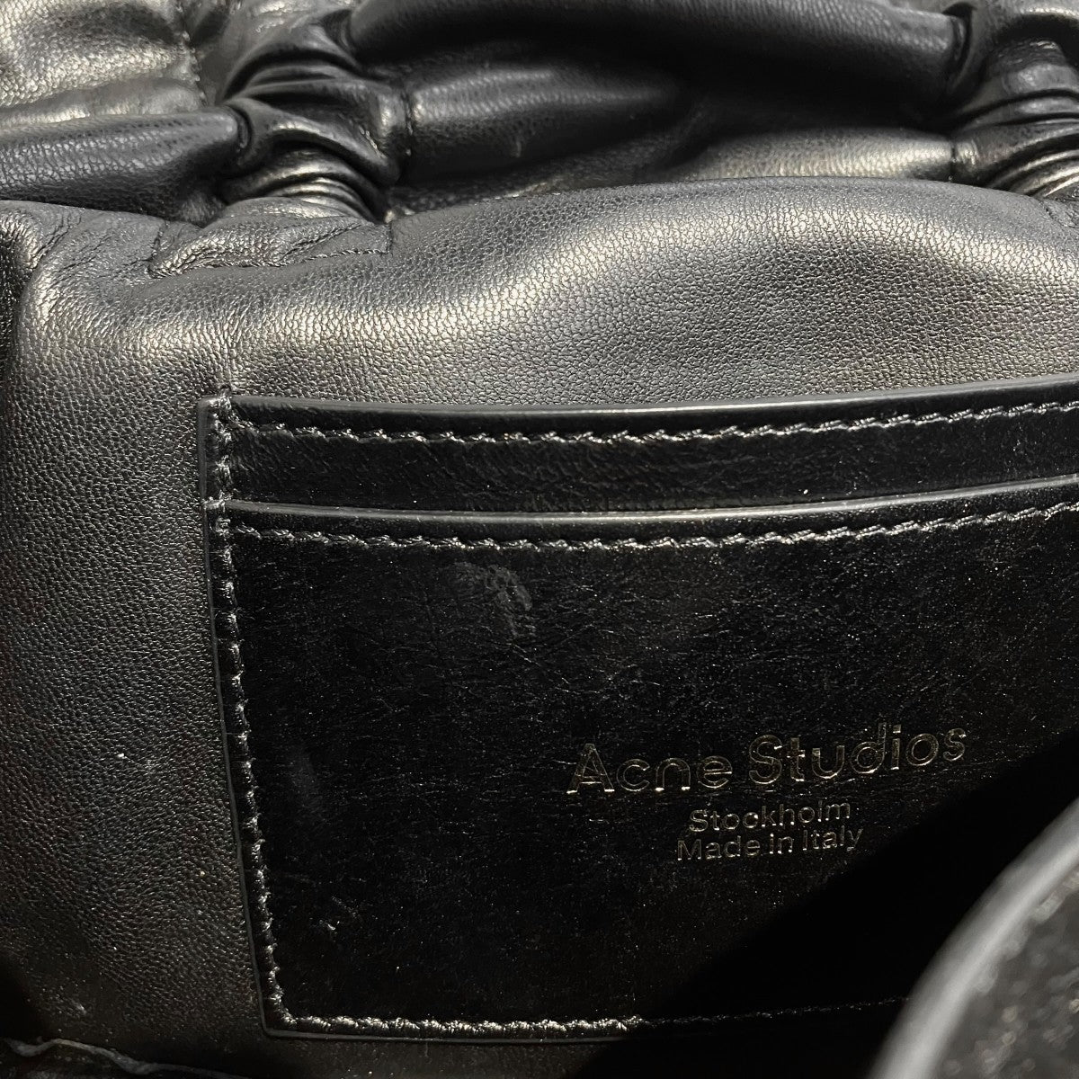 ACNE STUDIOS Multipocket Micro bag マルチポケットマイクロバッグ2WAYショルダーバッグA10431900 古着・中古-6枚目のアイテム画像