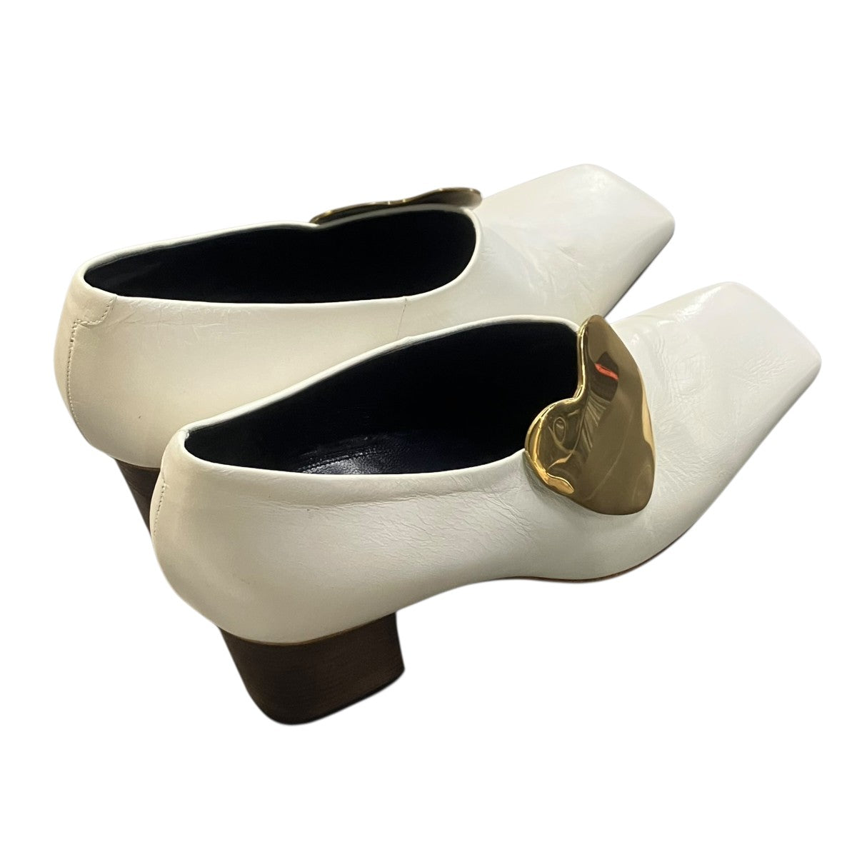 フィービー期 Brass Heart Pumps 擦れ汚れパンプス