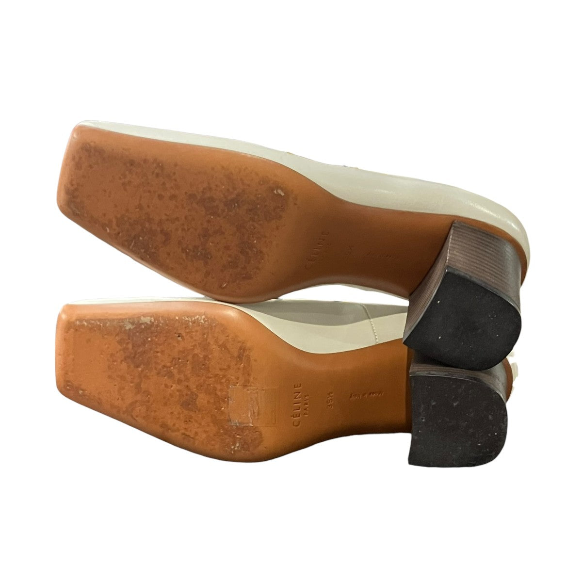 フィービー期 Brass Heart Pumps 擦れ汚れパンプス