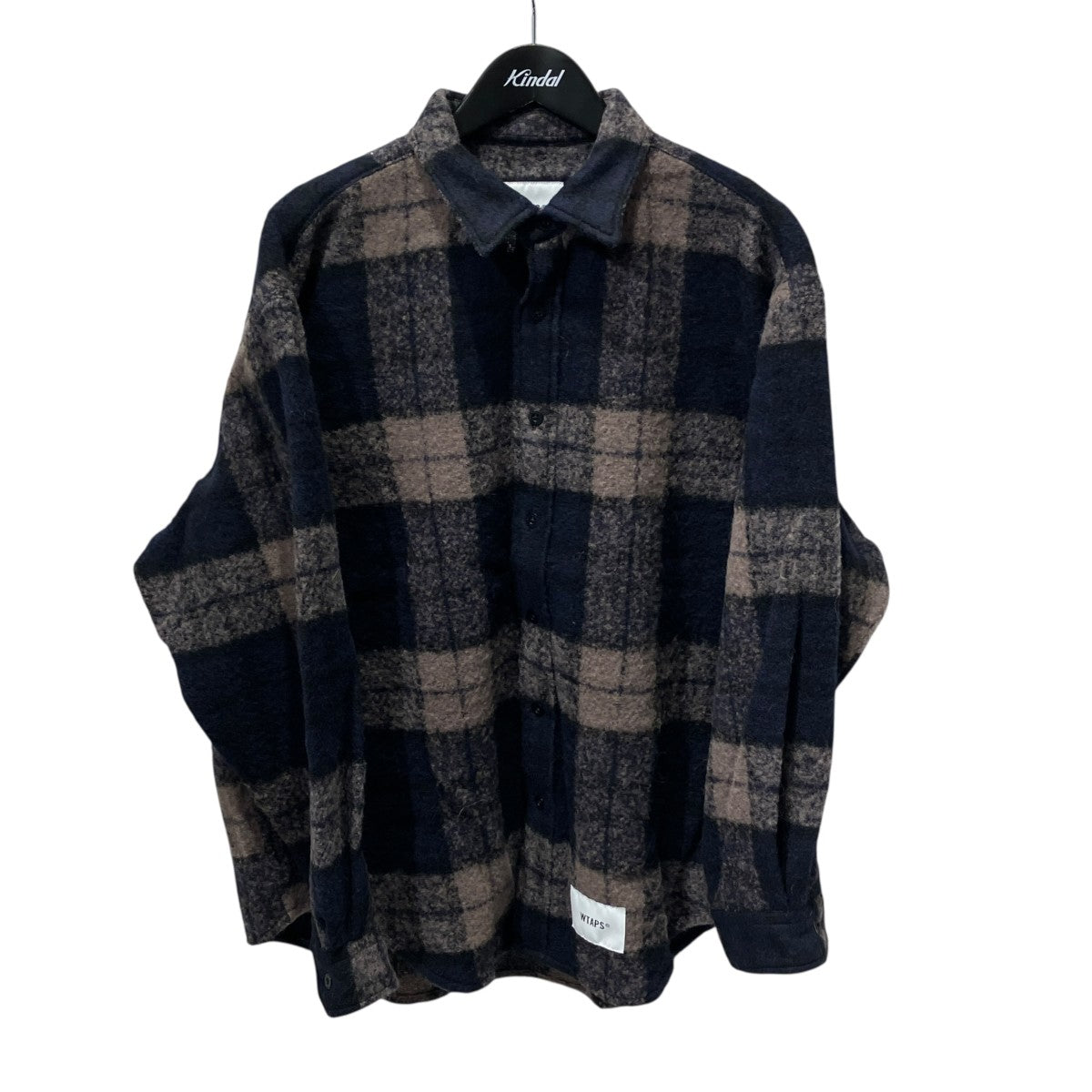 25AWTXT 02   LS   WONY． TWEED． TEXTILE． OFチェックシャツ252TQDT-SHM04