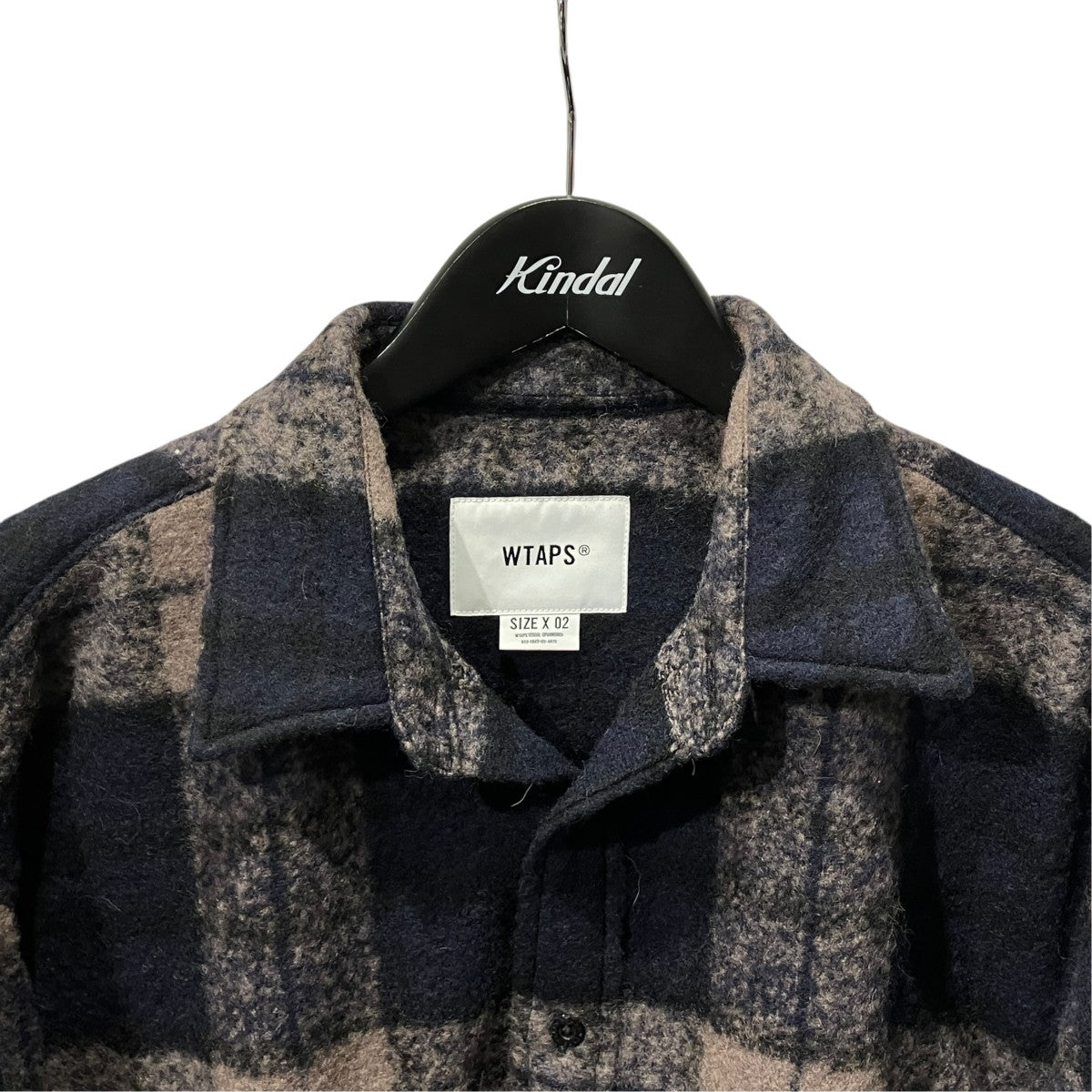 25AWTXT 02   LS   WONY． TWEED． TEXTILE． OFチェックシャツ252TQDT-SHM04