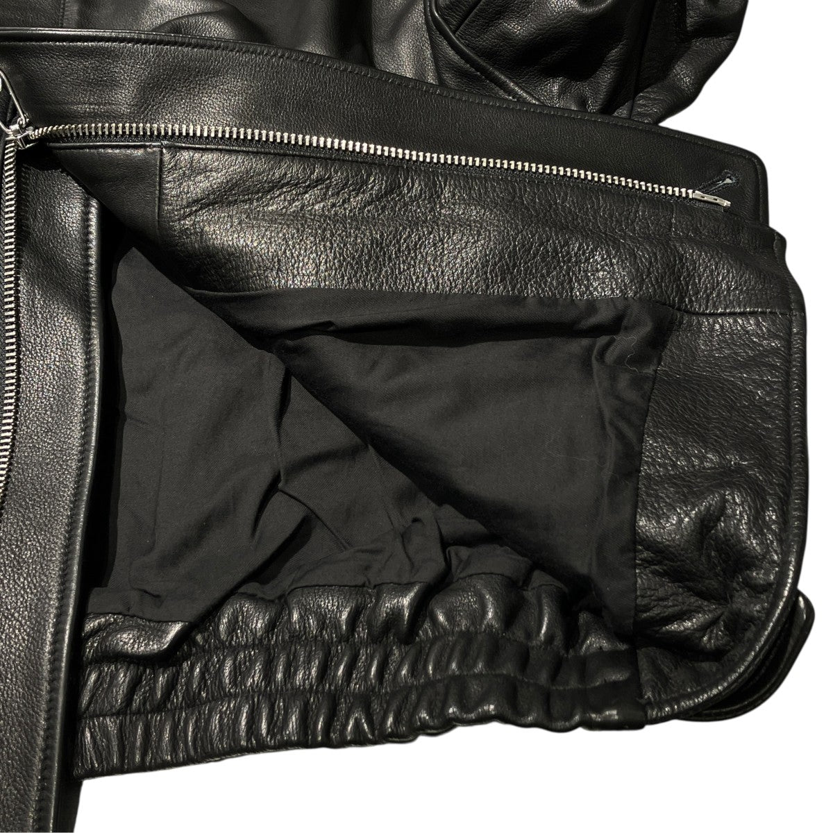 LEATHER FLIGHT JACKETレザージャケットYK24FW0750B