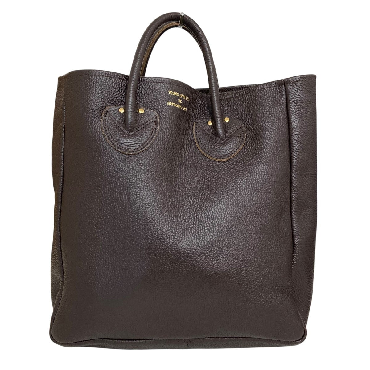 EMBOSSED LEARHER TOTEトートバッグ