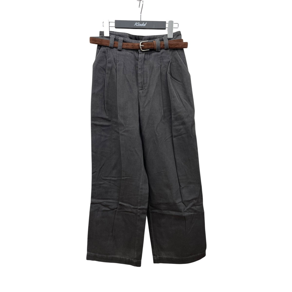 El mar ベルト付裏起毛パンツBVCN241011 古着・中古-1枚目のアイテム画像