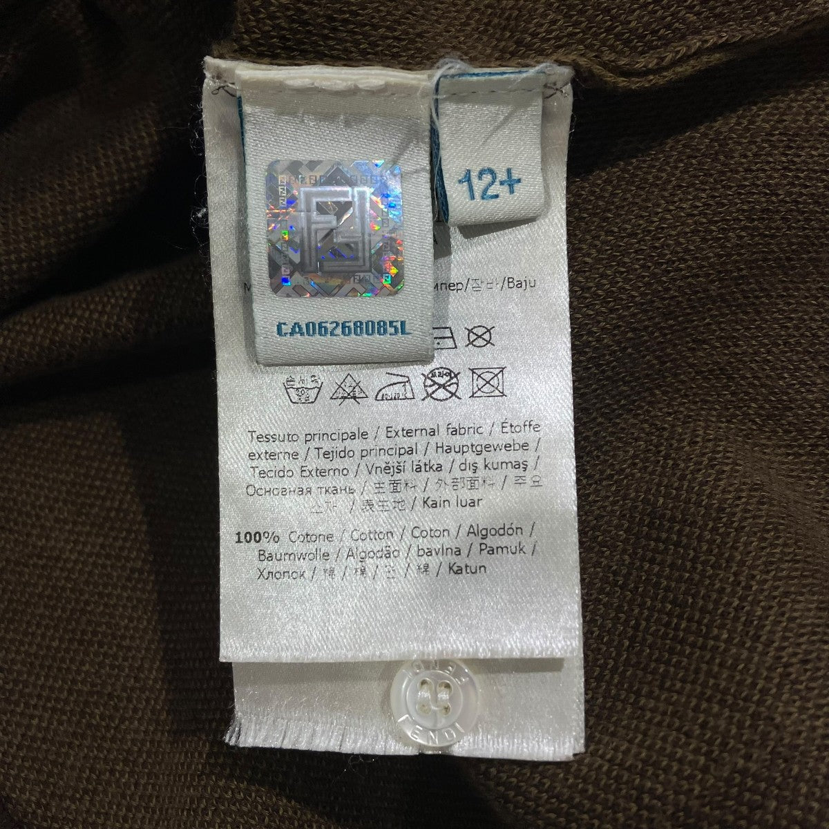 FENDI KIDS ポロシャツJMG061 古着・中古-5枚目のアイテム画像