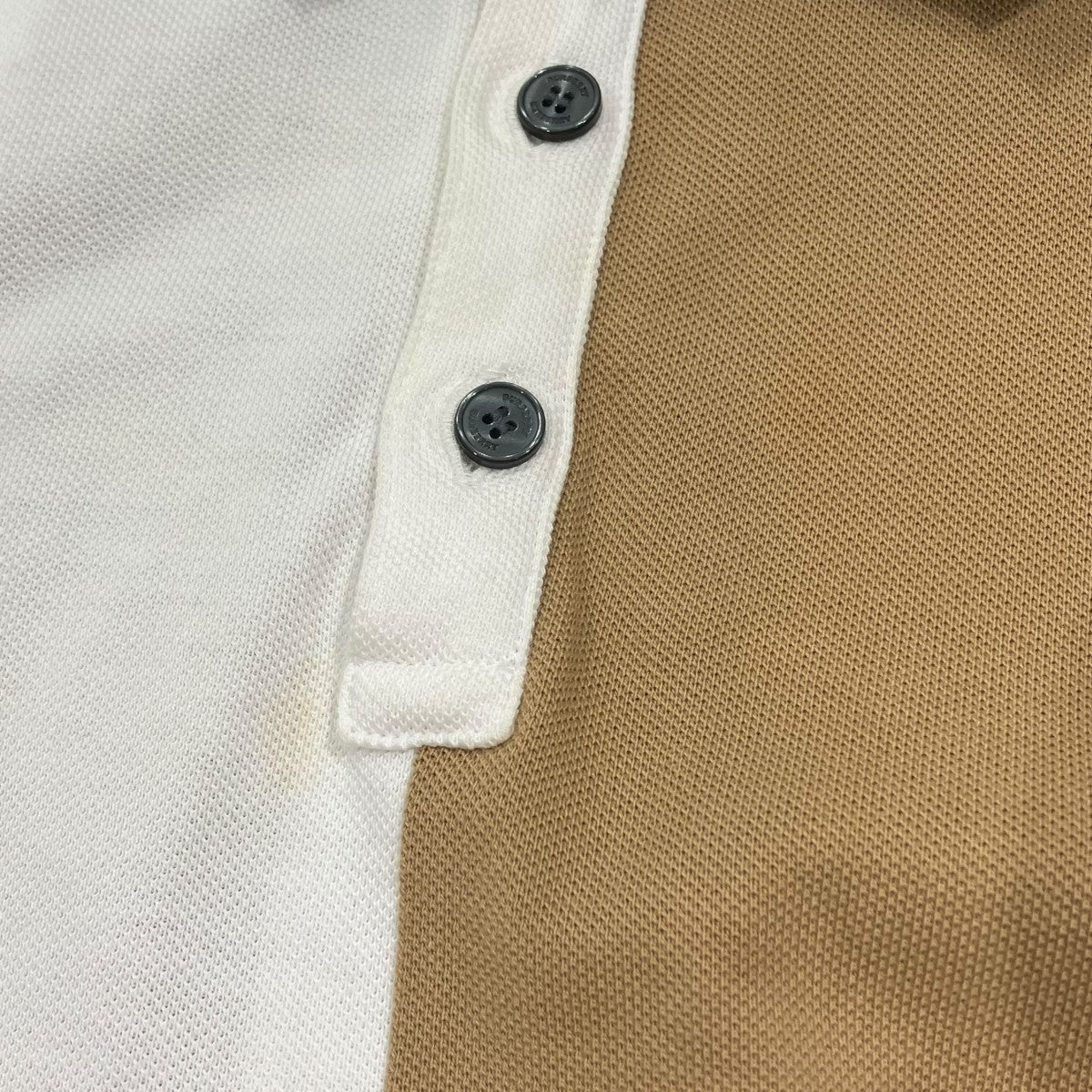 BURBERRY(バーバリー) ポロシャツ8022652 8022652 ホワイト×ベージュ