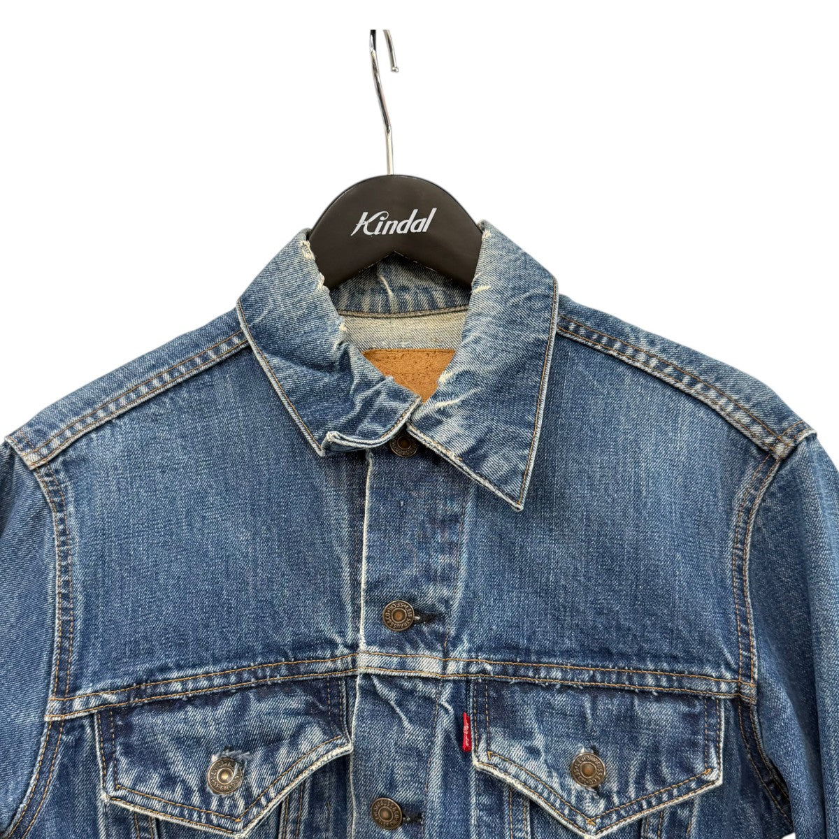 LEVI’S 70s 布ケアタグデニムジャケット70505 古着・中古-3枚目のアイテム画像
