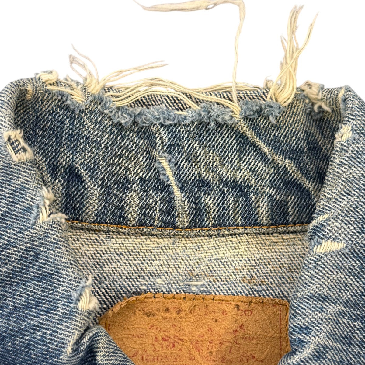 LEVI’S 70s 布ケアタグデニムジャケット70505 古着・中古-6枚目のアイテム画像