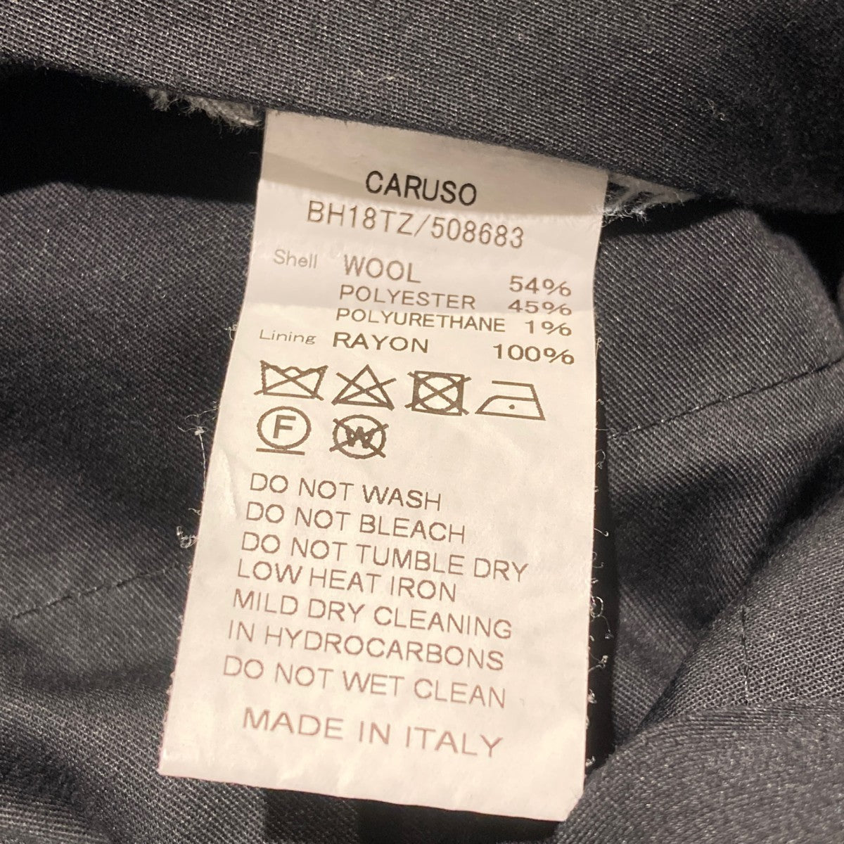 ウールポリエステルセンタープレスパンツスラックス