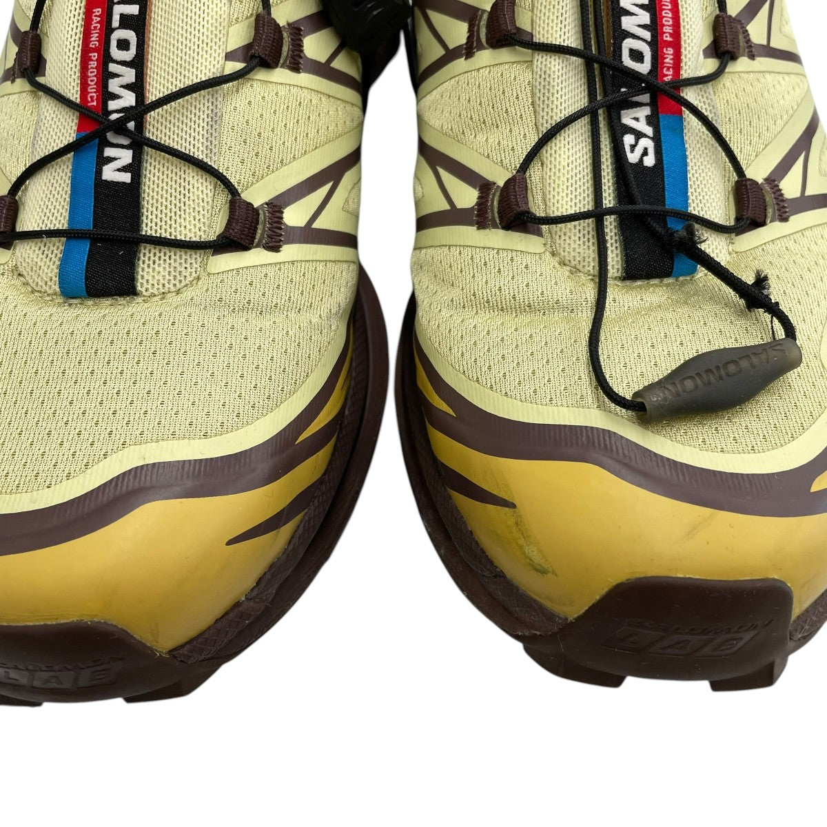 SALOMON XT-6 ’Dusty Yellow French Roastスニーカー478695 古着・中古-6枚目のアイテム画像