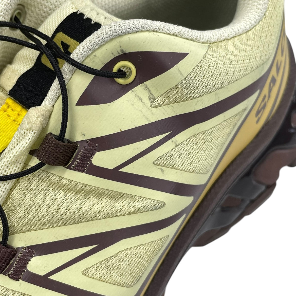 SALOMON XT-6 ’Dusty Yellow French Roastスニーカー478695 古着・中古-7枚目のアイテム画像