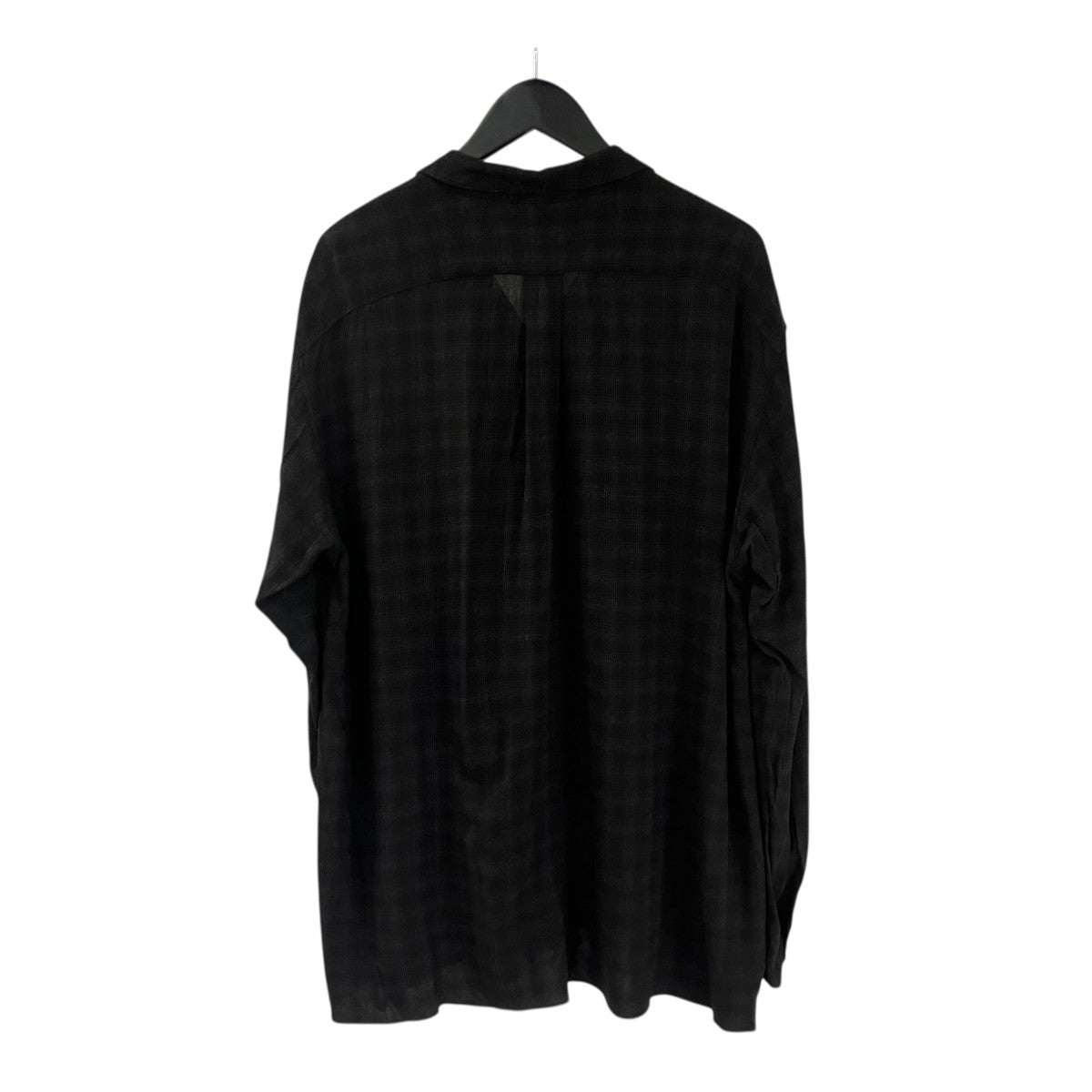 MAATEE＆SONS 25AWOP COLLLAR SHIRTS RAYON強撚 BRCHECK長袖シャツチェックシャツMT5303-0604A 古着・中古-2枚目のアイテム画像