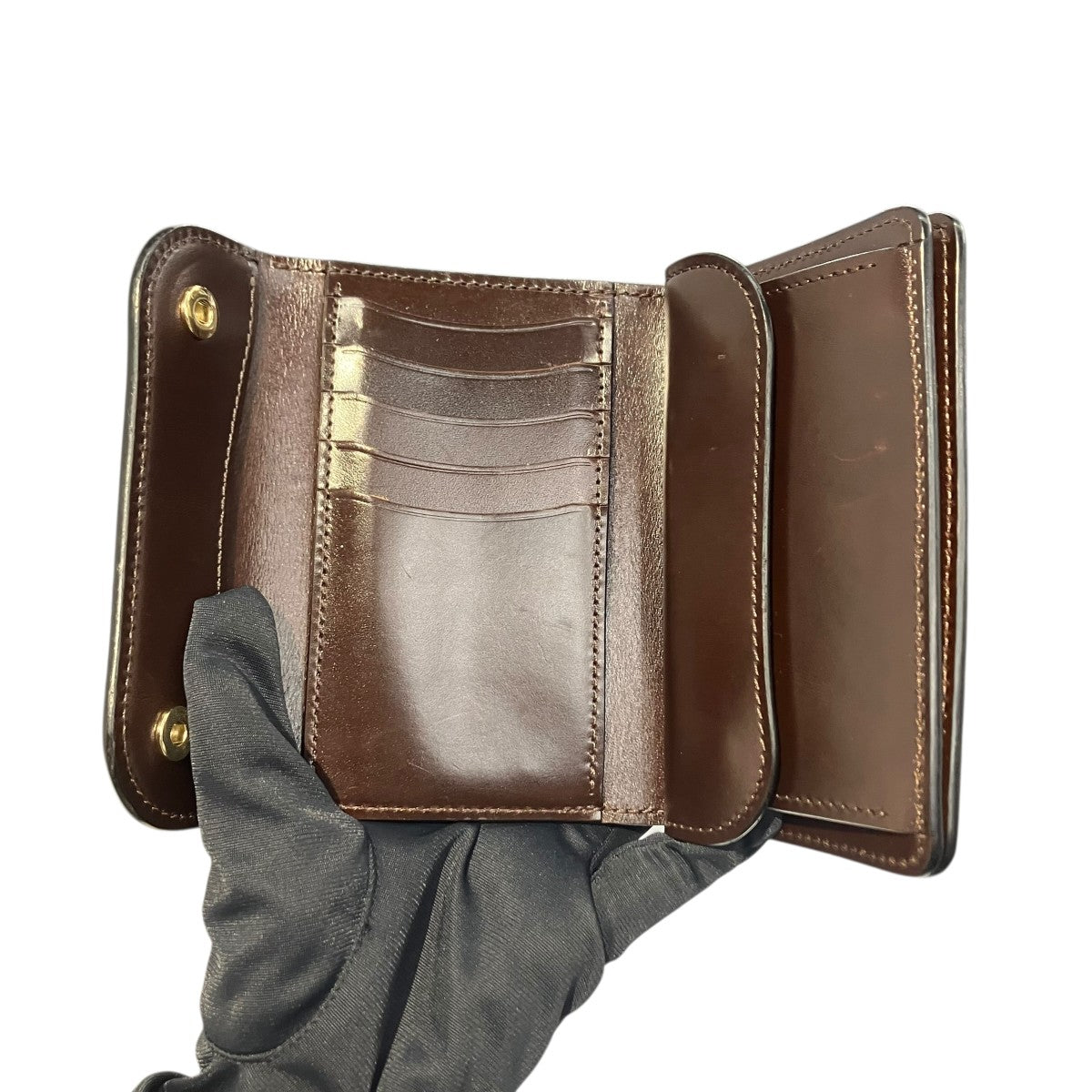 SHELL CORDOVAN三つ折り財布