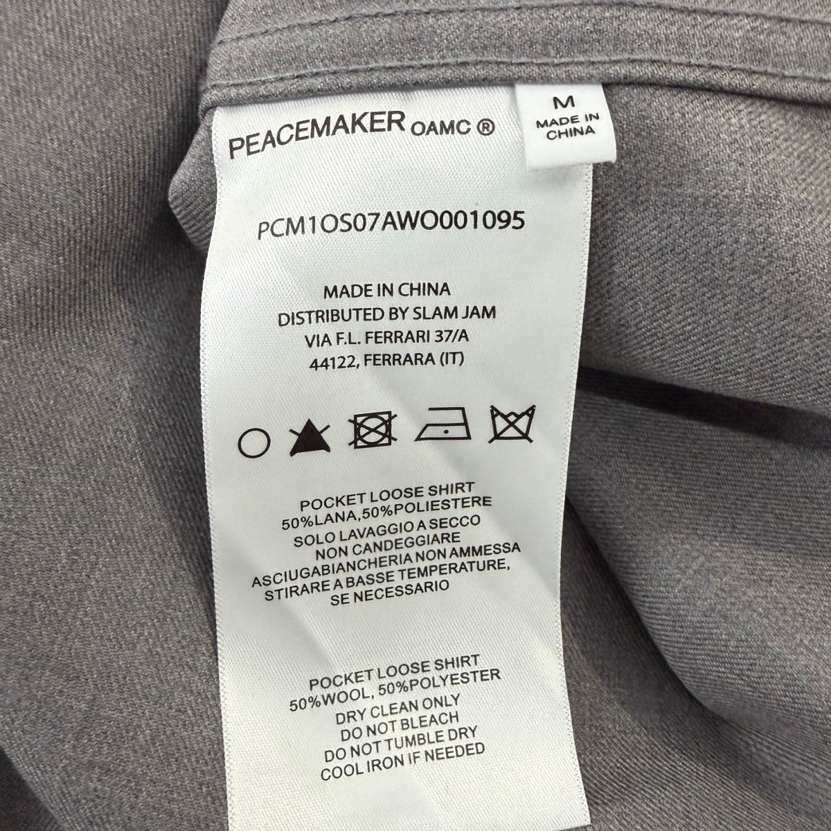 POCKET LOOSE SHIRTジャケットPCM1OS07AWO001095