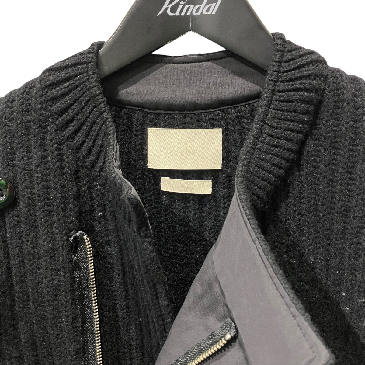 25AWDouble Breasted Knit BlousonニットジャケットYK25FW01107S